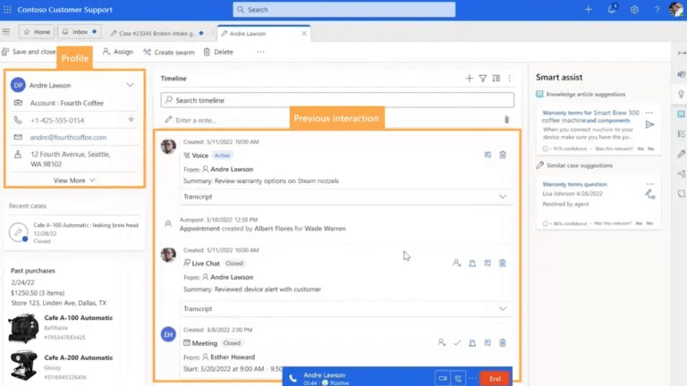 ms d365 customer service