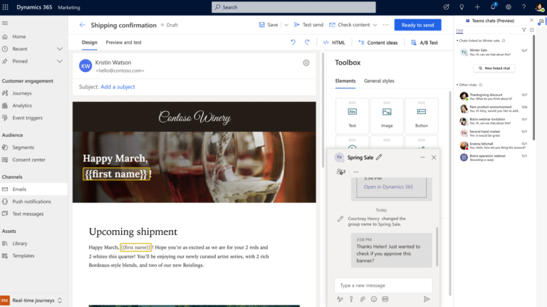 microsoft d365 marketing