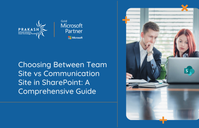 team site vs communication site