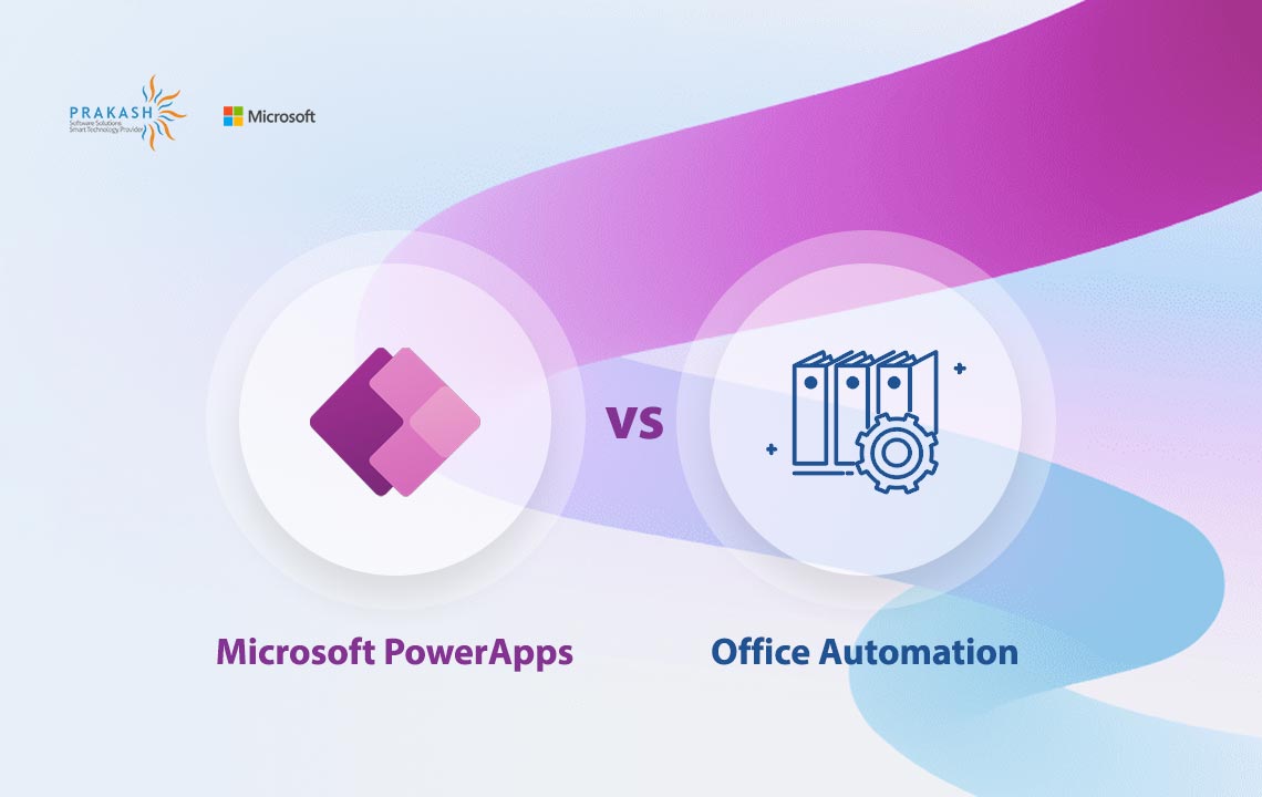 power apps vs office automation